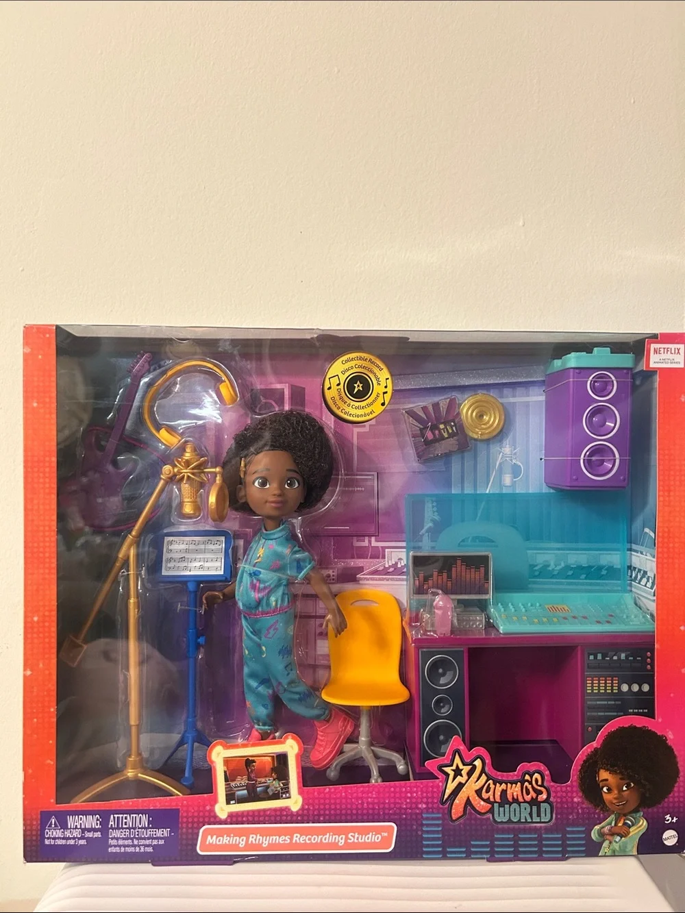 Making Rhymes Karmas World Recording Studio Playset and Figure Netflix Show
